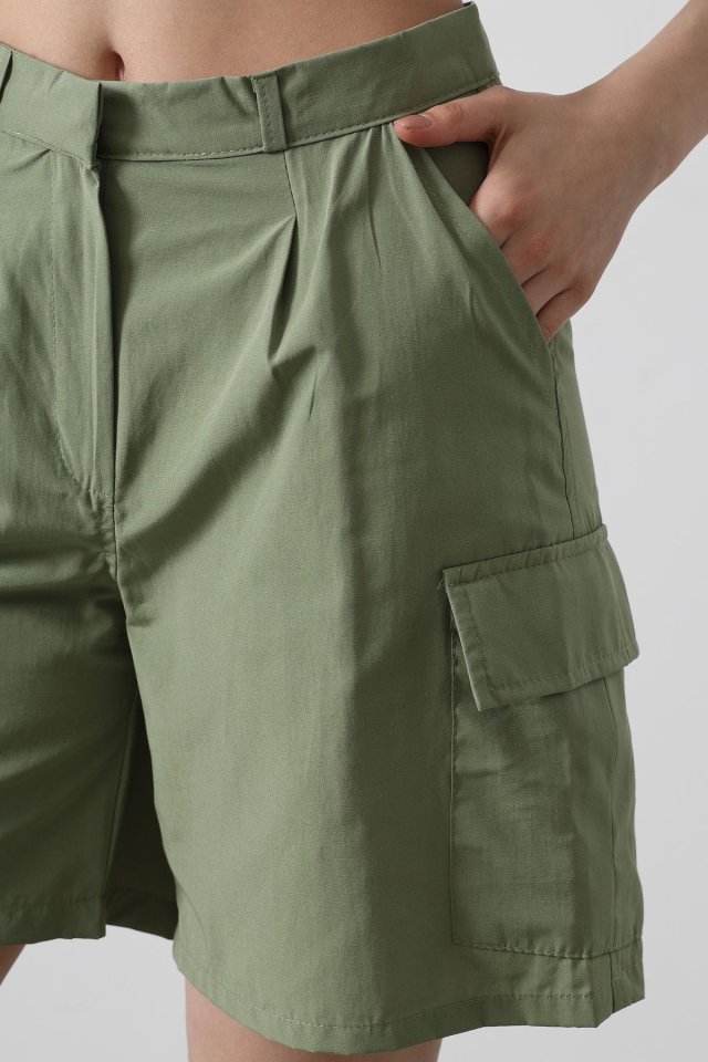 Cargo Cepli Şort - Gri